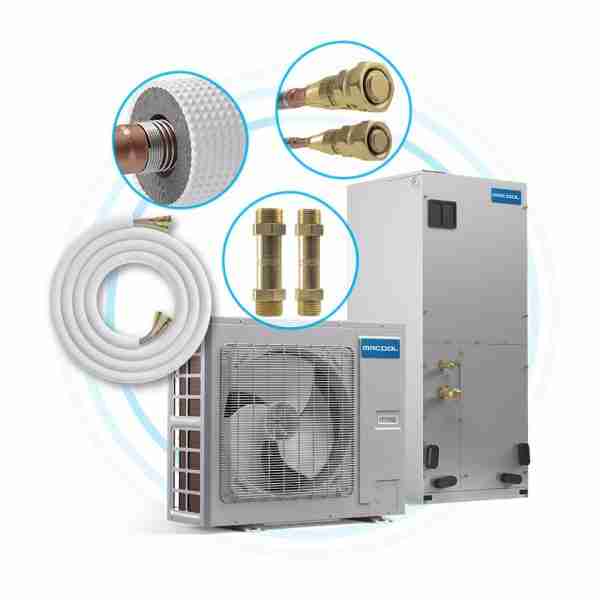 MRCOOL 25 FT Pre-Charged 3/8" x 3/4" MRCOOL No-Vac Quick Connect Line Set at Your Bargain Mart