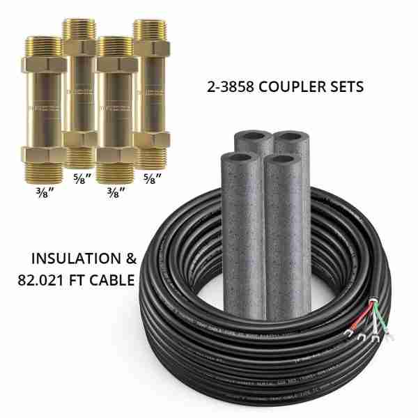 MRCOOL DIYCOUPLER-38 + DIYCOUPLER-58 (Two Sets) w/75 ft of Communication Wire at Your Bargain Mart