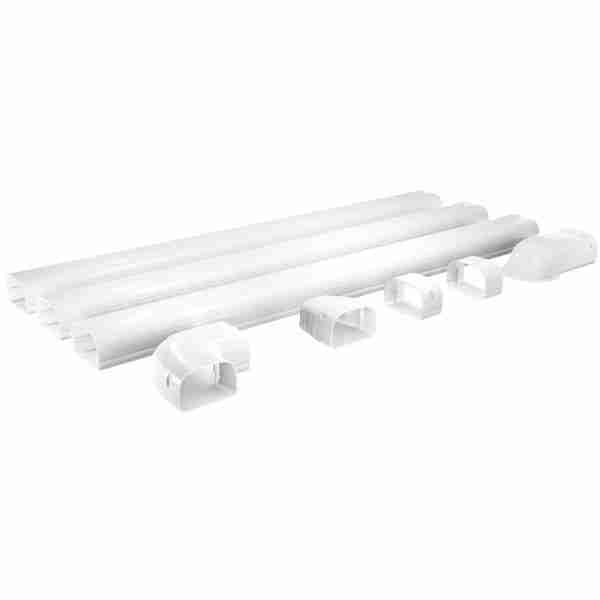 MRCOOL LineGuard 4.5 in. 16-Piece Complete Line Set Cover Kit for Ductless Mini-Split or Central System at Your Bargain Mart