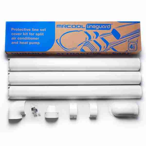 MRCOOL LineGuard 4.5 in. 16-Piece Complete Line Set Cover Kit for Ductless Mini-Split or Central System at Your Bargain Mart