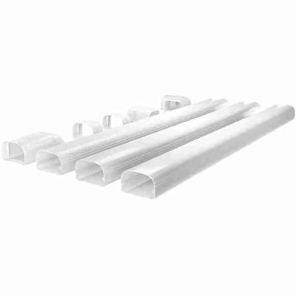 MRCOOL LineGuard 4.5 in. 16-Piece Complete Line Set Cover Kit for Ductless Mini-Split or Central System at Your Bargain Mart