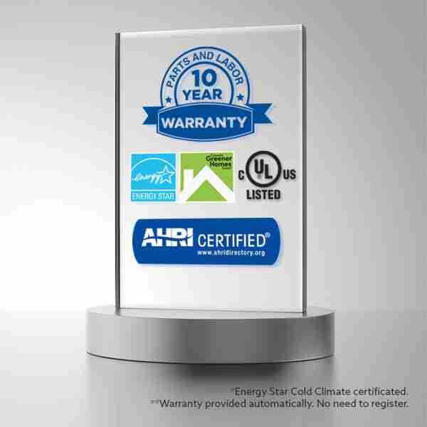 Glass award with metal base